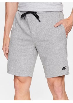 4F Szorty sportowe 4FSS23TSHOM156 Szary Regular Fit ze sklepu MODIVO w kategorii Spodenki męskie - zdjęcie 183948007