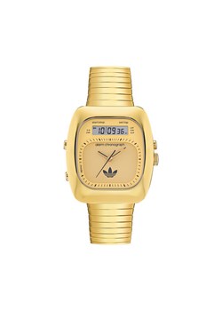 adidas Zegarek Retro Wave Three Chronograph AOSY25014 Złoty ze sklepu MODIVO w kategorii Zegarki - zdjęcie 183948119
