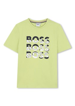 BOSS T-Shirt J52038 D Zielony Regular Fit ze sklepu MODIVO w kategorii T-shirty chłopięce - zdjęcie 183948155