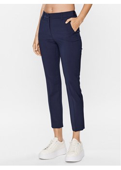 Weekend Max Mara Spodnie materiałowe Canon 2351361739 Granatowy Regular Fit ze sklepu MODIVO w kategorii Spodnie damskie - zdjęcie 183948157
