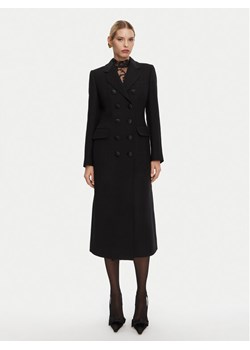Dolce&Gabbana Płaszcz wełniany F0W1WT FU2TS Czarny Regular Fit ze sklepu MODIVO w kategorii Płaszcze damskie - zdjęcie 183948176