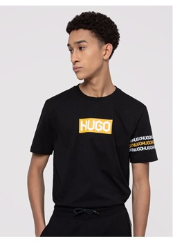 Hugo T-Shirt Dake 50448862 Czarny Regular Fit ze sklepu MODIVO w kategorii T-shirty męskie - zdjęcie 183948216