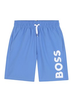 BOSS Szorty kąpielowe J51973 D Granatowy Regular Fit ze sklepu MODIVO w kategorii Kąpielówki chłopięce - zdjęcie 183948279