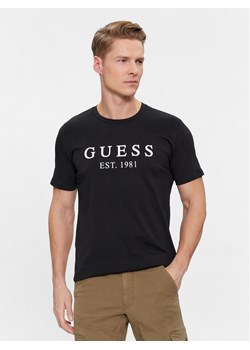 Guess T-Shirt U4RI22 K6YW0 Czarny Regular Fit ze sklepu MODIVO w kategorii T-shirty męskie - zdjęcie 183948305