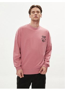 Jack&Jones Bluza Dirk 12249455 Różowy Wide Fit ze sklepu MODIVO w kategorii Bluzy męskie - zdjęcie 183948347