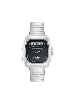 adidas Zegarek Retro Wave Three Chronograph AOSY25013 Srebrny ze sklepu MODIVO w kategorii Zegarki - zdjęcie 183948365