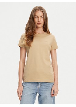 BOSS T-Shirt C_Esogo_1 50506973 Beżowy Slim Fit ze sklepu MODIVO w kategorii Bluzki damskie - zdjęcie 183948386