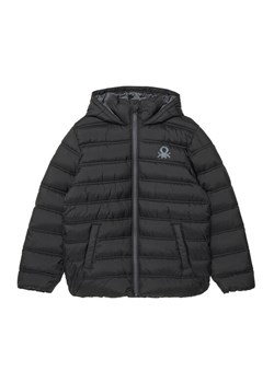 Benetton Kurtka zimowa 2WU0CN016 Czarny Regular Fit ze sklepu MODIVO w kategorii Kurtki chłopięce - zdjęcie 183948429