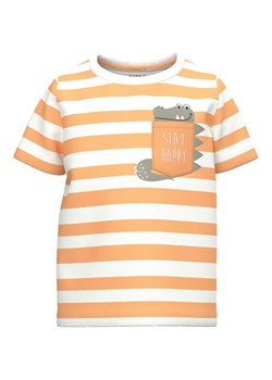 NAME IT T-Shirt 13217047 Pomarańczowy Regular Fit ze sklepu MODIVO w kategorii T-shirty chłopięce - zdjęcie 183948446
