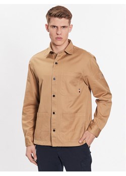 Tommy Hilfiger Kurtka jeansowa Solid MW0MW31773 Brązowy Regular Fit ze sklepu MODIVO w kategorii Kurtki męskie - zdjęcie 183948476