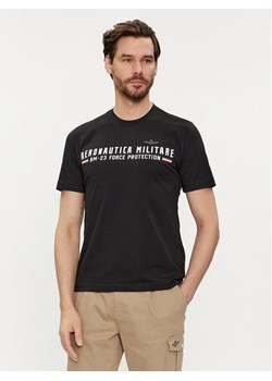 Aeronautica Militare T-Shirt 241TS1942J538 Czarny Regular Fit ze sklepu MODIVO w kategorii T-shirty męskie - zdjęcie 183948536