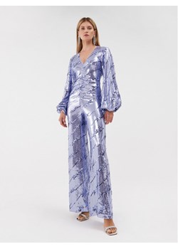 ROTATE Kombinezon Sequins Jumpsuit 1114532846 Fioletowy Regular Fit ze sklepu MODIVO w kategorii Kombinezony damskie - zdjęcie 183948557