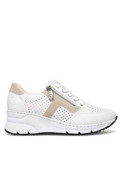 Rieker Sneakersy N6304-80 Biały ze sklepu MODIVO w kategorii Półbuty damskie - zdjęcie 183948685