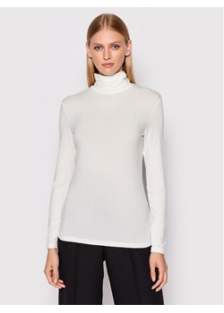 Max Mara Leisure Golf Dede 39460626 Biały Slim Fit ze sklepu MODIVO w kategorii Bluzki damskie - zdjęcie 183948707