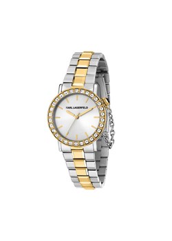 KARL LAGERFELD Zegarek R0553100504 Srebrny ze sklepu MODIVO w kategorii Zegarki - zdjęcie 183948745