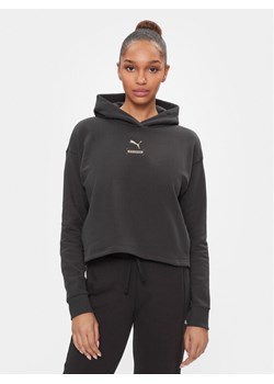 Puma Bluza 67003375 Czarny Regular Fit ze sklepu MODIVO w kategorii Bluzy damskie - zdjęcie 183948795