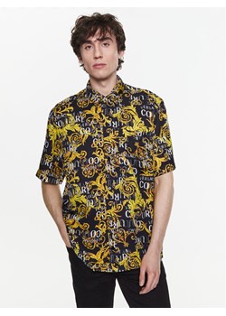 Versace Jeans Couture Koszula 74GAL2B0 Czarny Regular Fit ze sklepu MODIVO w kategorii Koszule męskie - zdjęcie 183948818
