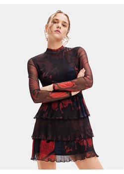 Desigual Sukienka codzienna 23WWVK78 Czerwony Regular Fit ze sklepu MODIVO w kategorii Sukienki - zdjęcie 183948836