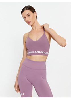 Under Armour Biustonosz sportowy Ua Seamless Low Long Bra 1357719 Fioletowy Compression Fit ze sklepu MODIVO w kategorii Biustonosze - zdjęcie 183948978