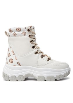 Guess Botki Bliza FLFBLI FAL12 Écru ze sklepu MODIVO w kategorii Botki - zdjęcie 183949038