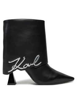 KARL LAGERFELD Botki KL32044A Czarny ze sklepu MODIVO w kategorii Botki - zdjęcie 183949069