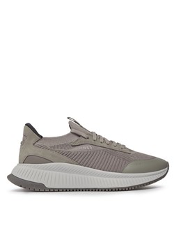 Sneakersy Boss Evo Slon 50498904 Szary ze sklepu eobuwie.pl w kategorii Buty sportowe męskie - zdjęcie 183969365