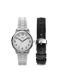 Zegarek Timex Easy Reader Classic TWG063000 Srebrny ze sklepu eobuwie.pl w kategorii Zegarki - zdjęcie 183969547