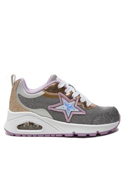 Sneakersy Skechers 310542L/GUMT Srebrny ze sklepu eobuwie.pl w kategorii Buty sportowe dziecięce - zdjęcie 183969627
