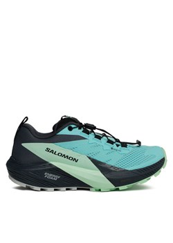 Buty do biegania Salomon Sense Ride 5 Gore-Tex L47216000 Niebieski ze sklepu eobuwie.pl w kategorii Buty sportowe damskie - zdjęcie 183969689