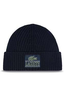 Czapka Lacoste RB1783 Granatowy ze sklepu eobuwie.pl w kategorii Czapki zimowe męskie - zdjęcie 183969757