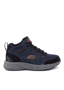 Trekkingi Skechers Ironhide 51895/NVOR Granatowy ze sklepu eobuwie.pl w kategorii Buty trekkingowe męskie - zdjęcie 183969766