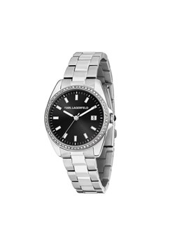 Zegarek KARL LAGERFELD R0553101511 Srebrny ze sklepu eobuwie.pl w kategorii Zegarki - zdjęcie 183969825