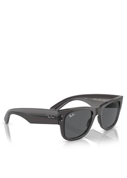 Okulary przeciwsłoneczne Ray-Ban Mega Wayfarer 0RB0840S 1406B1 Czarny ze sklepu eobuwie.pl w kategorii Okulary przeciwsłoneczne damskie - zdjęcie 183969868