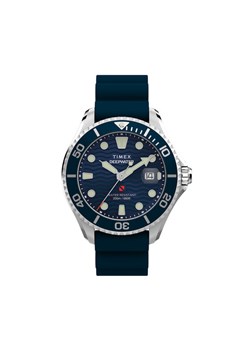 Zegarek Timex Deepwater Meridian TW2W81500 Srebrny ze sklepu eobuwie.pl w kategorii Zegarki - zdjęcie 183969998
