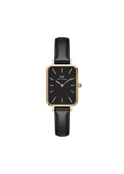 Zegarek Daniel Wellington Quadro Pressed DW00100560 Czarny ze sklepu eobuwie.pl w kategorii Zegarki - zdjęcie 183970047