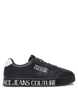 Sneakersy Versace Jeans Couture Court 88 77YA3SK6 Czarny ze sklepu eobuwie.pl w kategorii Buty sportowe męskie - zdjęcie 183970048