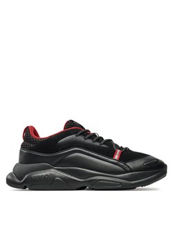 Sneakersy Hugo Leon Runn 50523838 Czarny ze sklepu eobuwie.pl w kategorii Buty sportowe męskie - zdjęcie 183970135