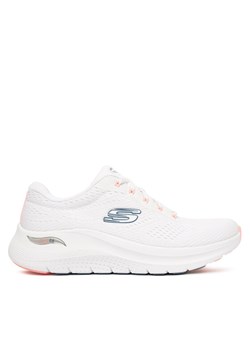Sneakersy Skechers Arch Fit 2.0-Big League 150051/WPKB Biały ze sklepu eobuwie.pl w kategorii Buty sportowe damskie - zdjęcie 183970138