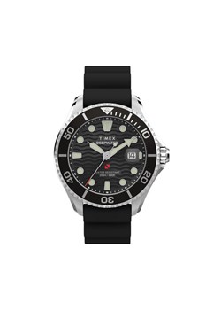 Zegarek Timex Deepwater Meridian TW2W81600 Srebrny ze sklepu eobuwie.pl w kategorii Zegarki - zdjęcie 183970215