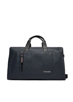 Torba Tommy Hilfiger Th Pique Duffle AM0AM11779 Granatowy ze sklepu eobuwie.pl w kategorii Torby podróżne - zdjęcie 183970319