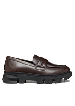 Loafersy Geox D Vilde D46UAC 00043 C6024 Brązowy ze sklepu eobuwie.pl w kategorii Lordsy damskie - zdjęcie 183970478