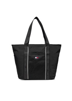 Torebka Tommy Jeans Tjw Heritage Tote AW0AW15824 Czarny ze sklepu eobuwie.pl w kategorii Torby Shopper bag - zdjęcie 183970485