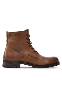 Kozaki Jack&Jones Jfworca 12161906 Brązowy ze sklepu eobuwie.pl w kategorii Buty zimowe męskie - zdjęcie 183970505