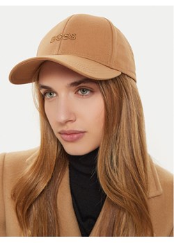 Czapka z daszkiem Boss Ari 50519889 Beżowy ze sklepu eobuwie.pl w kategorii Czapki z daszkiem damskie - zdjęcie 183970625