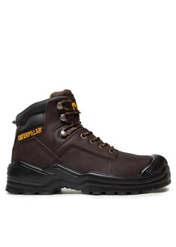 Trapery CATerpillar Striver Bump St S3 P725098 Brązowy ze sklepu eobuwie.pl w kategorii Buty zimowe męskie - zdjęcie 183970658