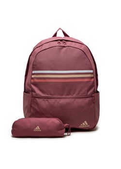Plecak adidas Classic Horizontal 3-Stripes IZ1897 Różowy ze sklepu eobuwie.pl w kategorii Plecaki - zdjęcie 183970867