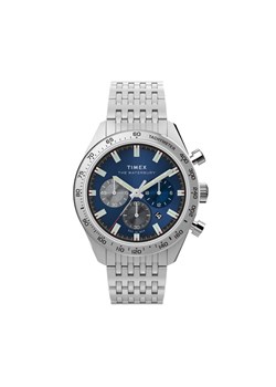Zegarek Timex Waterbury TW2Y18500 Srebrny ze sklepu eobuwie.pl w kategorii Zegarki - zdjęcie 183970945