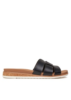 Klapki Skechers BOBS Desert Kiss Low-Peak Look 114707/BLK Czarny ze sklepu eobuwie.pl w kategorii Klapki damskie - zdjęcie 183970949