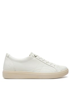 Sneakersy ECCO Classic Sneaker W 21861301007 Écru ze sklepu eobuwie.pl w kategorii Buty sportowe damskie - zdjęcie 183971048