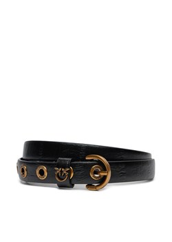Pasek Damski Pinko Cuzco H2 Belt 20242 PLT01 103796 A1ZF Czarny ze sklepu eobuwie.pl w kategorii Paski damskie - zdjęcie 183971126